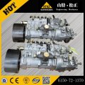 6D125E Fuel Injection Pump 6150-72-1370 for Excavator Parts