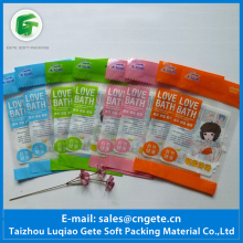 Different Printed Three Side Seal Logo Plastic Bags