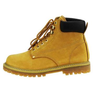 Suede Leather/Rubber Outsole Work Boots