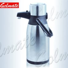 DOUBLE WALL STAINLESS STEEL THERMOS VACUUM AIRPOT PUMPING AIRPOT COFFEE JUG TEA POT 2.2L,2.5L,3.0L,3.5L,4.0L