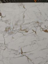 Matte Champagne Gold sintered stone porcelain slab