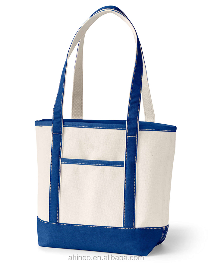 Bolsa de bolso de manejo de lienzo reutilizable en blanco y ecológico personalizado personalizado personalizado
