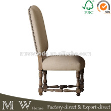 french linen upholstered side chair, upholstered dining chair, upholstered side chair