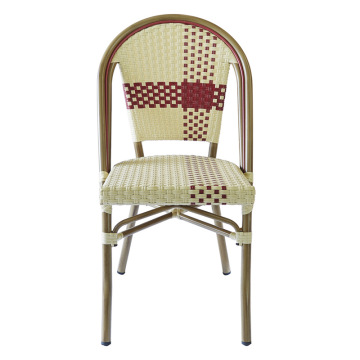 french bistro dining bamboo rattan chairs