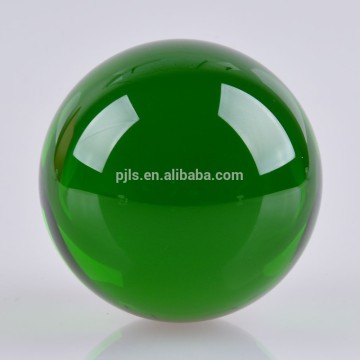 Green Fengshui Glass Crystal Ball 70mm Cheap Goods From China