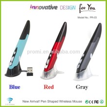 Funny computer wireless optical pen mouse with USB receiver PR-03