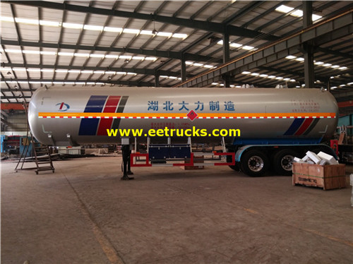 60000L 25ton LPG Trailers Uwasilishaji