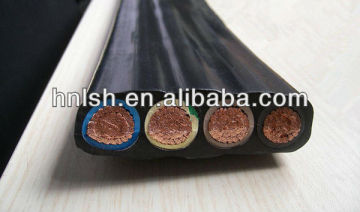 flexible flat/round submersible pump cable