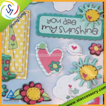 Scrapbooking embellishment sticker die cut chipboard craft chipboard