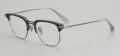 Optischer Titan -Designer Browline Gold gerahmte Brille