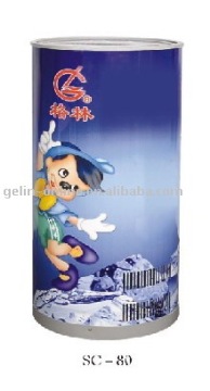 Can type display cooler 80L