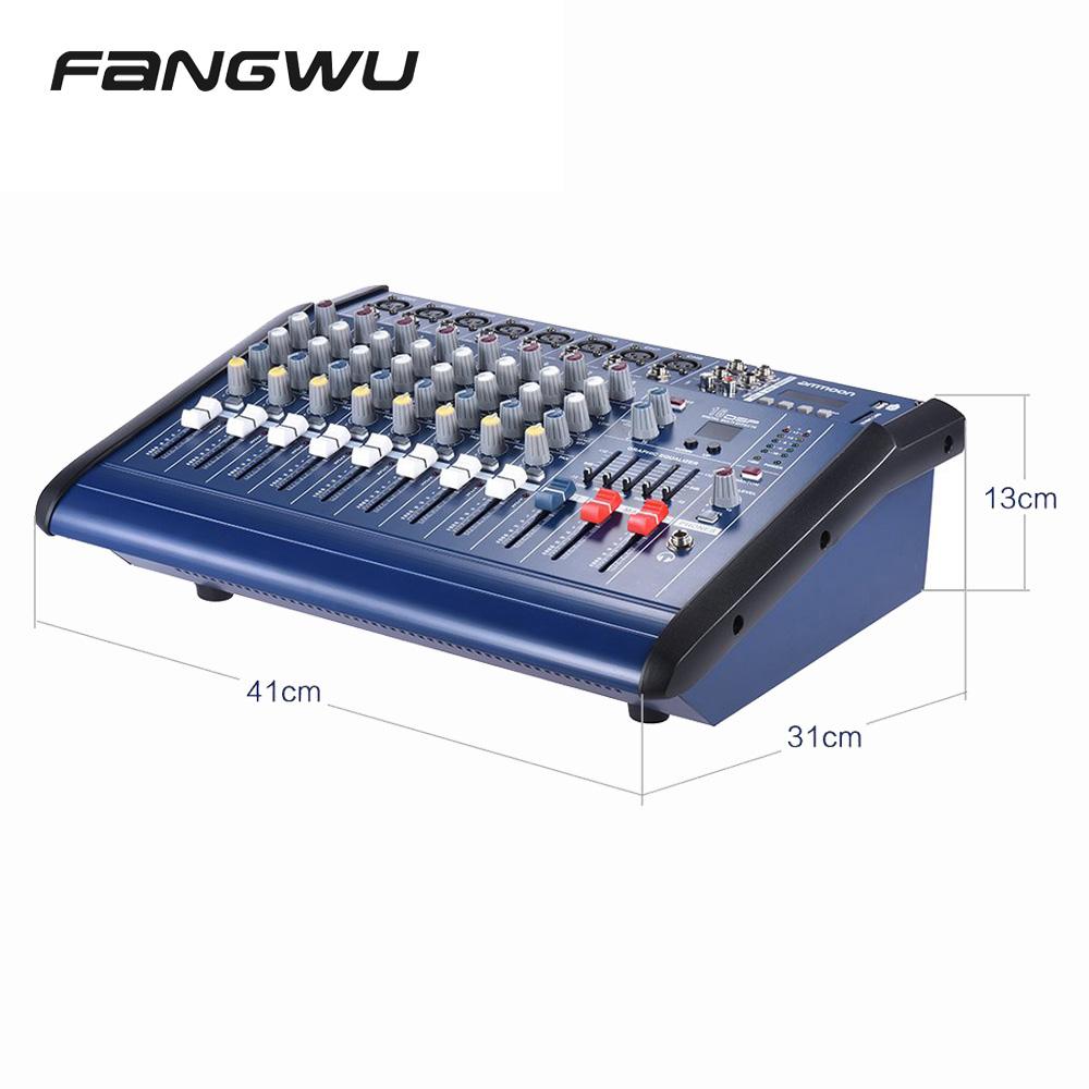 Factory Wholesale Blue USB FM Radio Mixer Amplifier