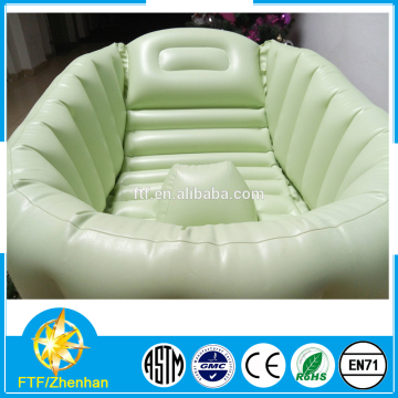 Portable blue baby pool safe inflatable bath
