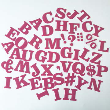 Iron On Letters: PU Vinyl Iron-on Fabric Letters for Clothing and DIY Crafts