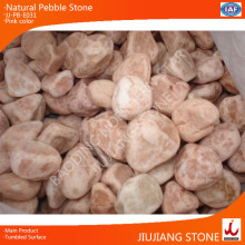 gardening stone/smooth pink pebbles/pebbles for bathroom