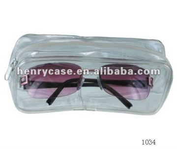 Big transparent sunglasses bag