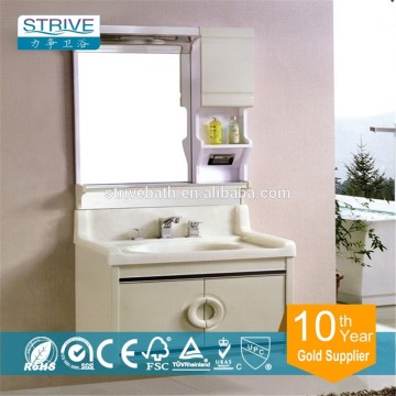 cute handles pvc bathroom cabinet