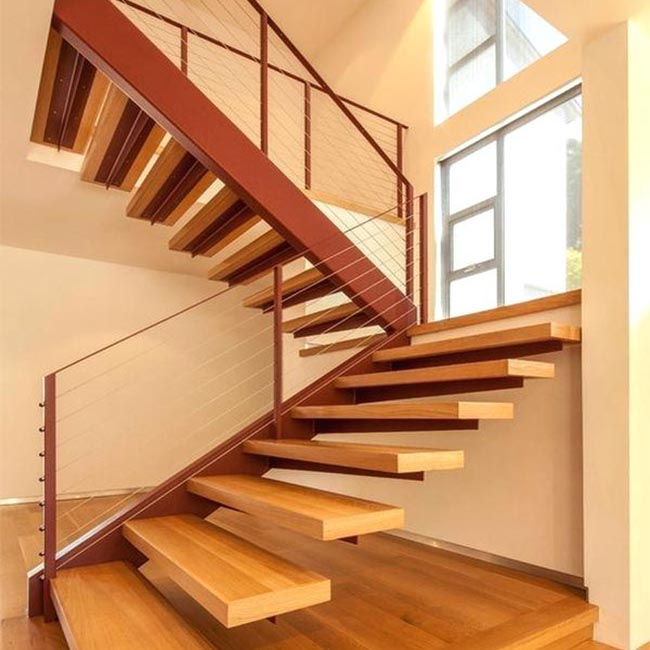 Modern plastic stairs step design inspired prefabricated staircase