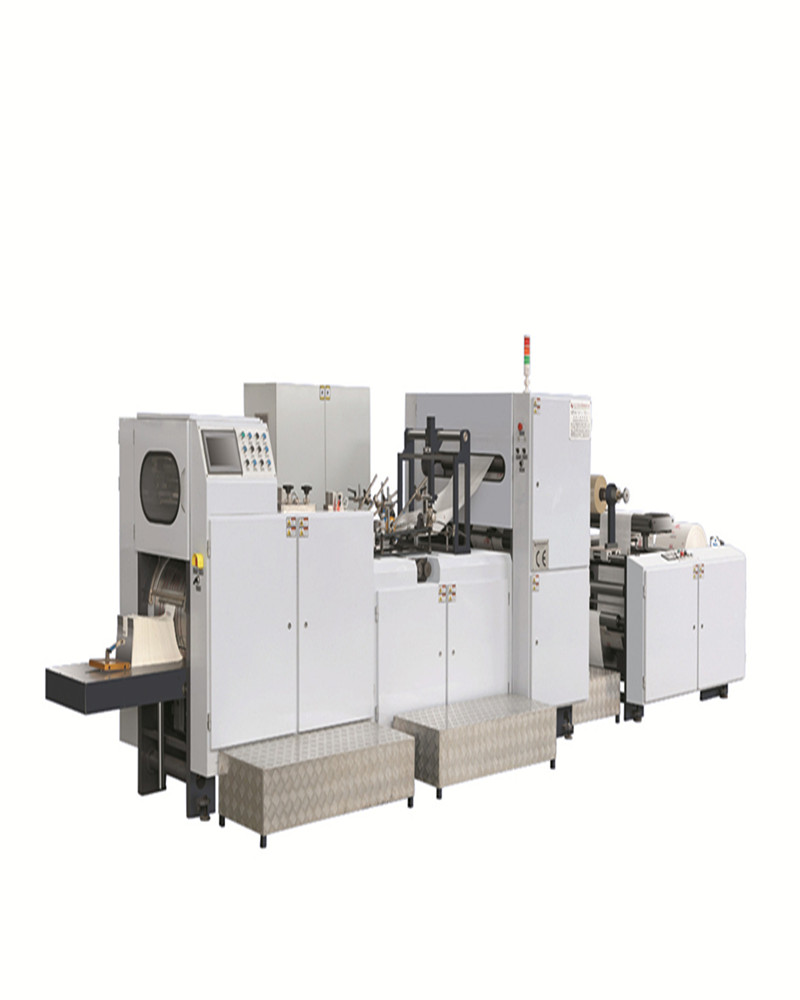 HY-350 Fully automatically high speed food paper bag making machine