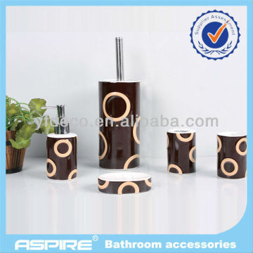 5 pcs bathroom set ceramic