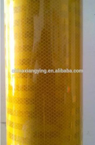 Yellow harzad reflective film,reflective tape,High visible clear reflective filmin roll