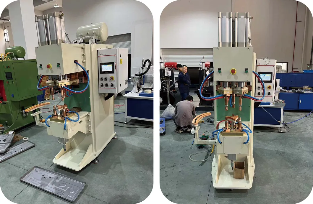 Vertical Multi-Heads Nut Stud Resistance Spot Projection Welder Welding Equipment