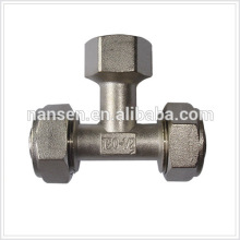 Long Female Tee compression fitting