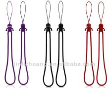 Lovely design silicone phone chain