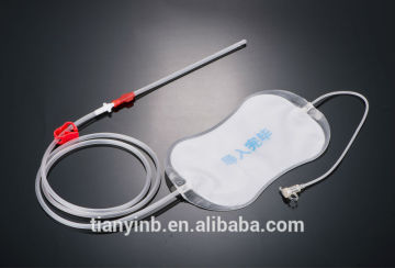 Disposable enema bag