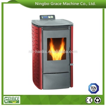 home using small wood pellet fireplaces with remote control