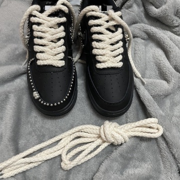 Cotton Braid Shoelaces for Nike SB Dunks Low - Travis Scott Inspired 0.7cm Laces