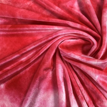 Камуфляжная бархатная ткань с цифровым принтом из полиэстера, окрашенная галстуками