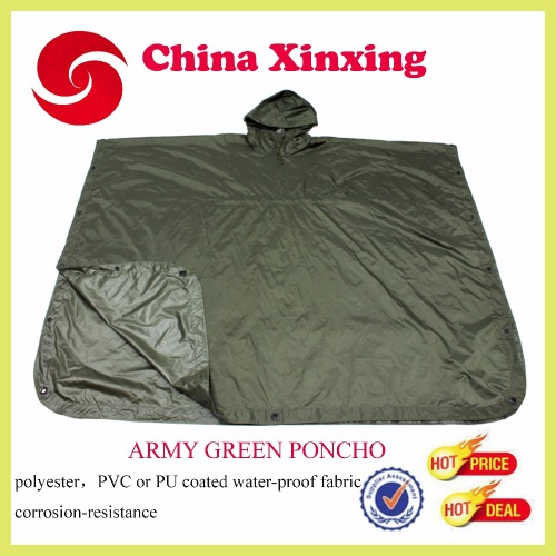 Army Green Poncho Green Military Raincoat poncho raincoat