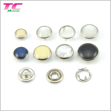 Personalized Pearl Snap Buttons for Clothing: Customizable Pearl Prong Snap Buttons