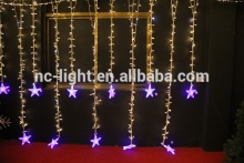 led twinkling stars led christmas star curtain lights