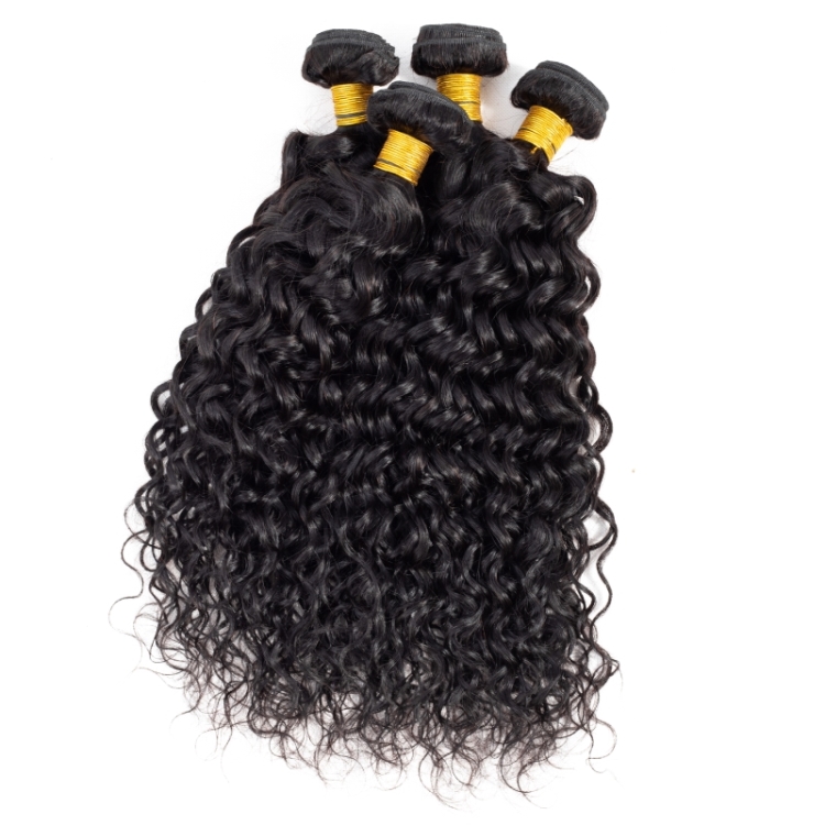 Cuticle Aligned Raw Virgin Hair Brazilian Bundles With Closure,Unprocessed Wholesale Bundle Water Wave Hair Vendor