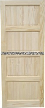 pine solid wood glass door