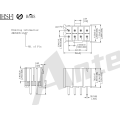 2.54mm pitch 180°Wafer Double Row Connector series