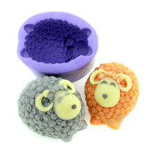 goat shape soap molds/soap making molds/lovely sheep soap mold silicone