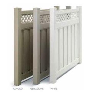 PVC  Lattice Fence-1