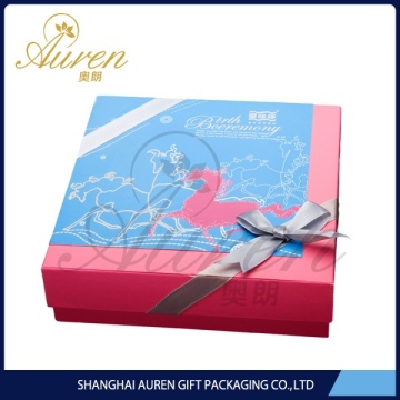 Wholesale custom oem fashionable design cardboard gift box for packing chocolates