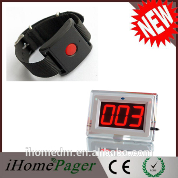 Patient Wrist Button Display The Room Number Bed Number In Hospital Nurse Call System