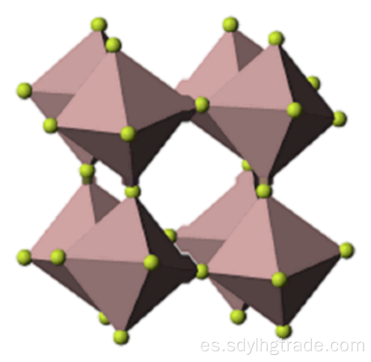 geometría molecular de fluoruro de aluminio