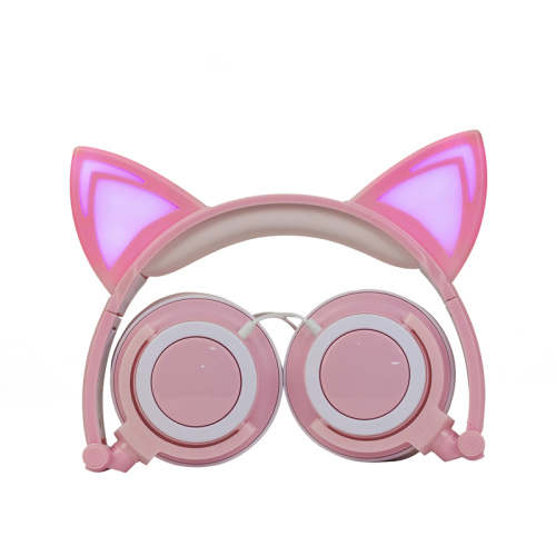 Stereo cat ear headphones headset macoron headphone