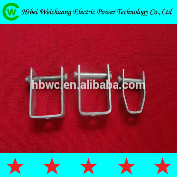 High quality D-bracket, D iron,D rack for shackle insulator fitting