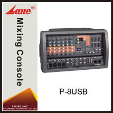 Lane P-8USB Lastest power amplifier digital mixing console