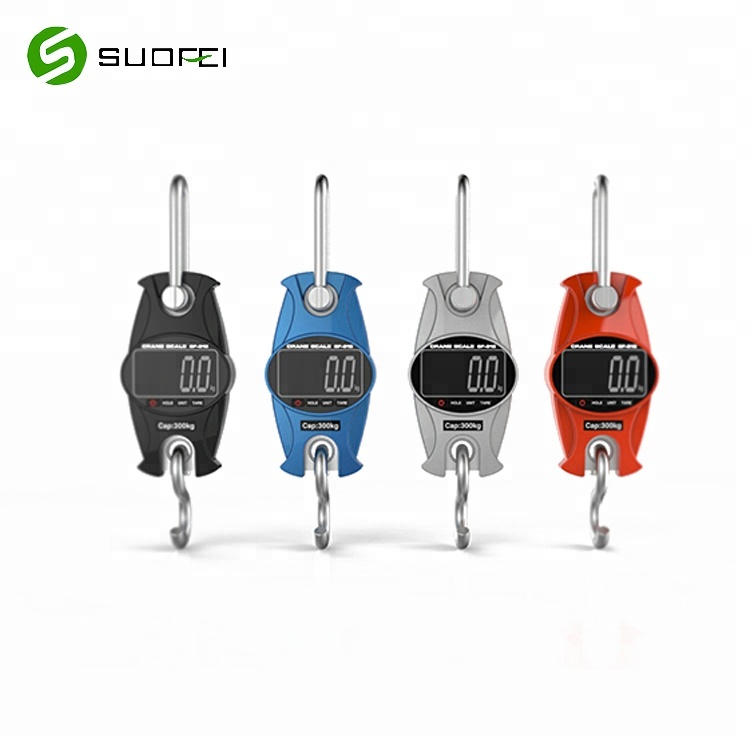 SF-918 digital small crane scale 300kg electronic mini portable crane hanging weigh scale