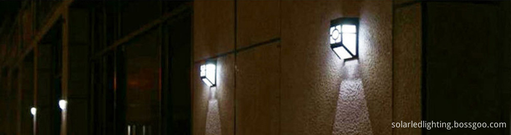 Solar-Powered Outdoor Wall Lights