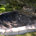 HDPE Geomembrane ราคา Pond Liner Reclamation จากทะเล