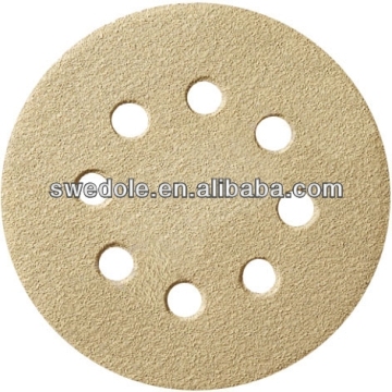 SATC 5'' hook and loop fastener sanding discs